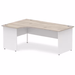 Dynamic Impulse Left Crescent Office Desk W1800 x D1200 x H730mm Cable