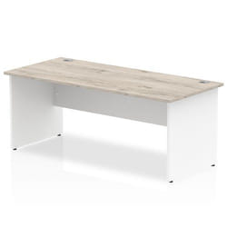 Dynamic Impulse Straight Office Desk W1800 x D800 x H730mm Panel End L