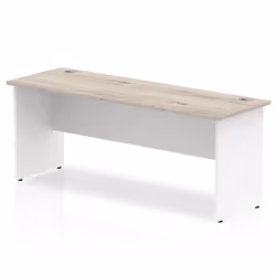 Dynamic Impulse Straight Office Desk W1800 x D600 x H730mm Panel End L