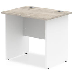 Dynamic Impulse Straight Office Desk W800 x D600 x H730mm Panel End Le