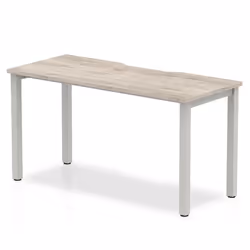 Dynamic Evolve Plus Single Starter, Home office, Office, Straight, Rectangular shape, Grey, Melamine Faced Chipboard (MFC), S ...
