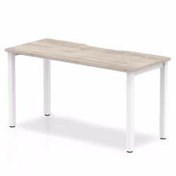 Dynamic Evolve Plus Single Starter, Home office, Office, Straight, Rectangular shape, Grey, Melamine Faced Chipboard (MFC), S ...
