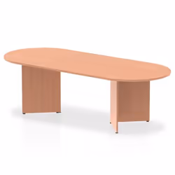 Dynamic Impulse W2400 x D1000 x H730mm Boardroom Table Panel Arrowhead