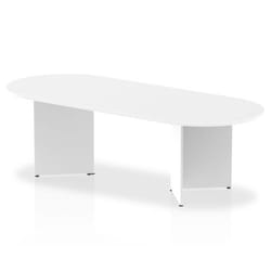 Dynamic Impulse W2400 x D1000 x H730mm Boardroom Table Panel Arrowhead