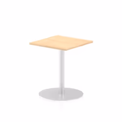 Dynamic Italia Square Poseur Table, Home office, Office, Straight, Square shape, Maple colour, Melamine Faced Chipboard (MFC) ...