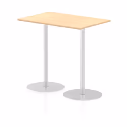 Dynamic Italia Rectangular Poseur Table, Home office, Office, Straight, Rectangular shape, Maple colour, Melamine Faced Chipb ...