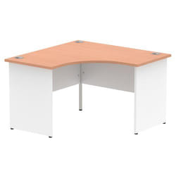 Dynamic Impulse Corner Office Desk W1200 x D1200 x H730mm Panel End Le