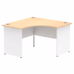 Dynamic Impulse Corner Office Desk W1200 x D1200 x H730mm Panel End Le