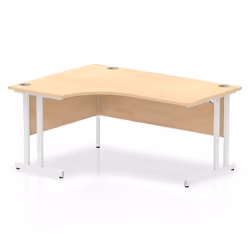 Dynamic Impulse Contract Left Hand Crescent Radial Cantilever Desk W16
