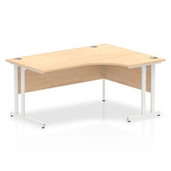 Dynamic Impulse Contract Right Hand Crescent Cantilever Desk W1600 x D