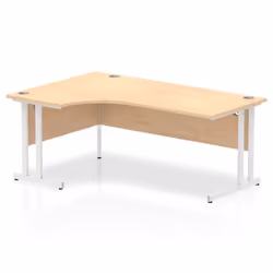 Dynamic Impulse Contract Left Hand Crescent Cantilever Desk W1800 x D1
