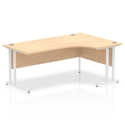 Dynamic Impulse Contract Right Hand Crescent Cantilever Desk W1800 x D