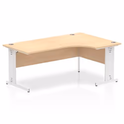Dynamic Impulse Contract Right Hand Crescent Cable Managed Leg Desk W1