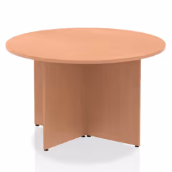 Dynamic Impulse W1200 x D1200 x H730mm Free-Standing Round Table Panel