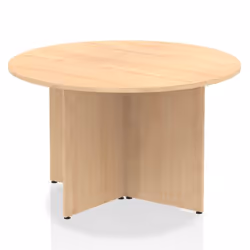 Dynamic Impulse W1200 x D1200 x H730mm Free-Standing Round Table Panel