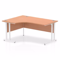 Dynamic Impulse Contract Left Hand Crescent Radial Cantilever Desk W16