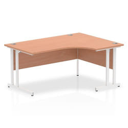 Dynamic Impulse Contract Right Hand Crescent Cantilever Desk W1600 x D