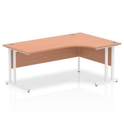 Dynamic Impulse Contract Right Hand Crescent Cantilever Desk W1800 x D