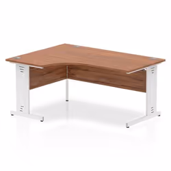 Dynamic Impulse Contract Left Hand Crescent Cable Managed Leg Desk W16
