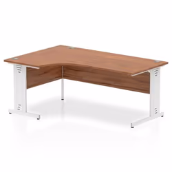 Dynamic Impulse Contract Right Hand Crescent Cable Managed Leg Desk W1