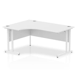Dynamic Impulse Contract Left Hand Crescent Radial Cantilever Desk W16