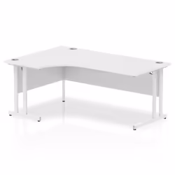 Dynamic Impulse Contract Left Hand Crescent Cantilever Desk W1800 x D1