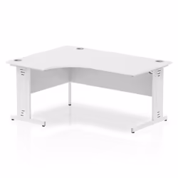 Dynamic Impulse Contract Left Hand Crescent Cable Managed Leg Desk W16