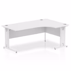 Dynamic Impulse Contract Right Hand Crescent Cable Managed Leg Desk W1