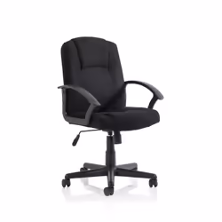 Panelled support upholstery give this budget executive chair with built-in tilting action comfort as well as classic styling. ...