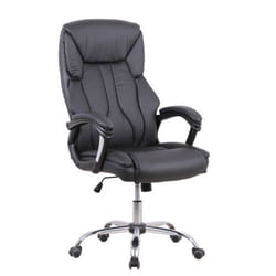 Dynamic Stratford High Back Black Leather Look Executive Office Chair