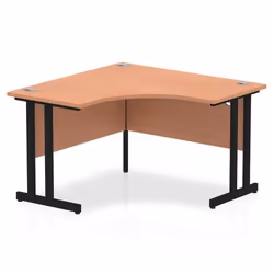 Dynamic Impulse W1200 x D1200/600 x H730mm Corner Desk With Cable Mana