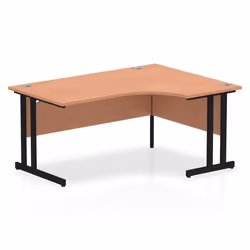 Dynamic Impulse W1600 x D800/1200 x H730mm Right Hand Crescent Desk Wi