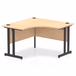 Dynamic Impulse W1200 x D1200/600 x H730mm Corner Desk With Cable Mana