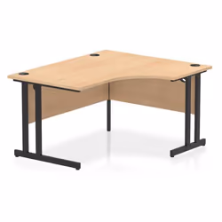 Dynamic Impulse W1400 x D800/1200 x H730mm Right Hand Crescent Desk Wi