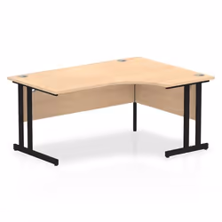 Dynamic Impulse W1600 x D800/1200 x H730mm Right Hand Crescent Desk Wi