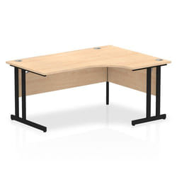 Dynamic Impulse W1600 x D800/1200 x H730mm Right Hand Crescent Desk Wi