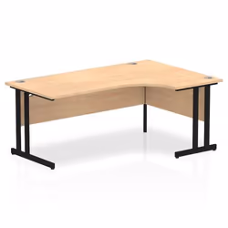 Dynamic Impulse W1800 x D800/1200 x H730mm Right Hand Crescent Desk Wi