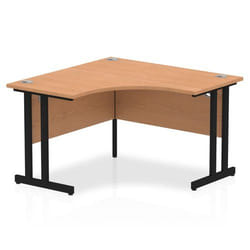 Dynamic Impulse W1200 x D1200/600 x H730mm Corner Desk With Cable Mana