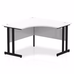 Dynamic Impulse W1200 x D1200/600 x H730mm Corner Desk With Cable Mana