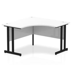 Dynamic Impulse W1200 x D1200/600 x H730mm Corner Desk With Cable Mana