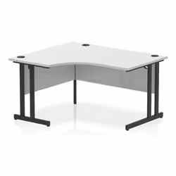 Dynamic Impulse W1400 x D1200/800 x H730mm Left Hand Crescent Desk Wit