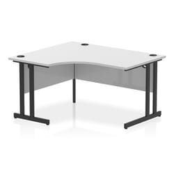 Dynamic Impulse W1400 x D1200/800 x H730mm Left Hand Crescent Desk Wit