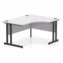 Dynamic Impulse W1400 x D800/1200 x H730mm Right Hand Crescent Desk Wi