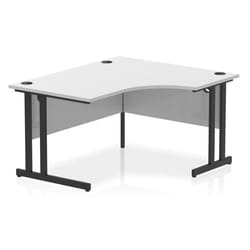 Dynamic Impulse W1400 x D800/1200 x H730mm Right Hand Crescent Desk Wi