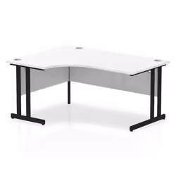 Dynamic Impulse W1600 x D1200/800 x H730mm Left Hand Crescent Desk Wit