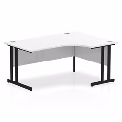 Dynamic Impulse W1600 x D800/1200 x H730mm Right Hand Crescent Desk Wi