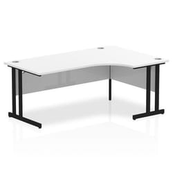 Dynamic Impulse W1800 x D800/1200 x H730mm Right Hand Crescent Desk Wi
