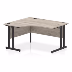 Dynamic Impulse W1400 x D1200/800 x H730mm Left Hand Crescent Desk Wit