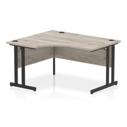 Dynamic Impulse W1400 x D1200/800 x H730mm Left Hand Crescent Desk Wit