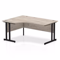 Dynamic Impulse W1600 x D1200/800 x H730mm Left Hand Crescent Desk Wit